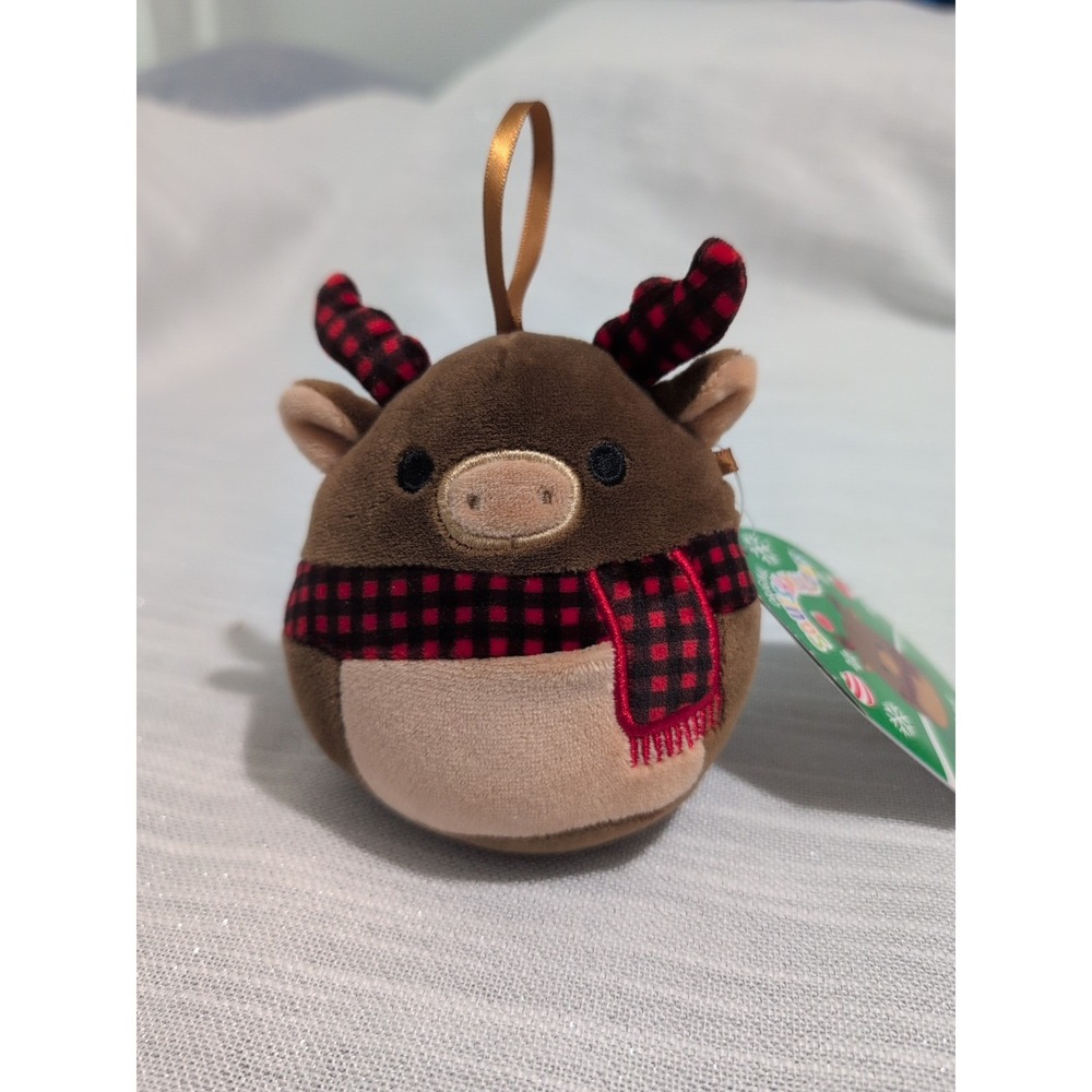 Squishmallows  Christmas Ornament Alfred the Moose  4" NEW with Tags‎